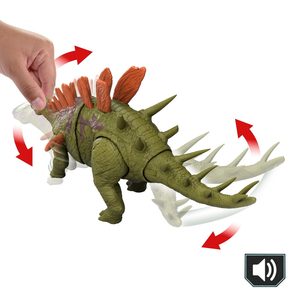 Jurassic World Chaos Theory Wild Roar Kentrosaurus | eBay