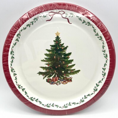 Classic Christmas Tree Winter Holiday Banquet Party 7