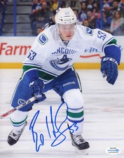 Vancouver Canucks Bo Horvat Signed Autographed 8x10 NHL Photo ACOA X