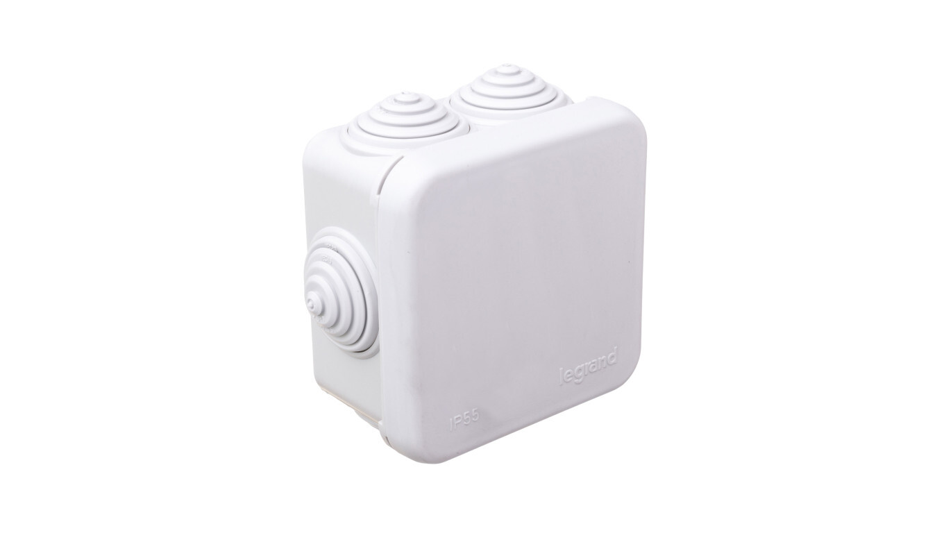 Plexo55 Surface-mounted junction box 65x65x40mm gray IP55 092005 /T2UK