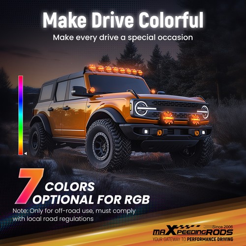 Square LED Light Pods 3.5inch Spot Beam Side Shooter Off Road Driving Lights - Picture 2 of 14