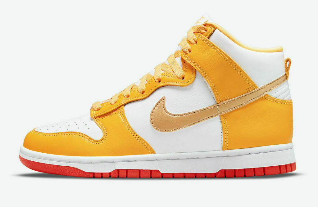 国内発送 NIKE DUNK HIGH SYRACUSE ダンク オレンジ 23~30㎝ NEW Nike Dunk High Women's Size 7.5 University Gold/Metallic