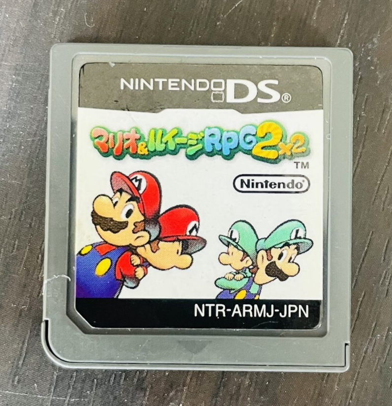 Mario & Luigi RPG 2x2 Nintendo DS 2005 Japanese Version NTR-ARMJ