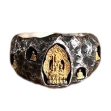 Vintage Distinctive Rings Handmade Rings Statement Rings Alloy Texture for Hand