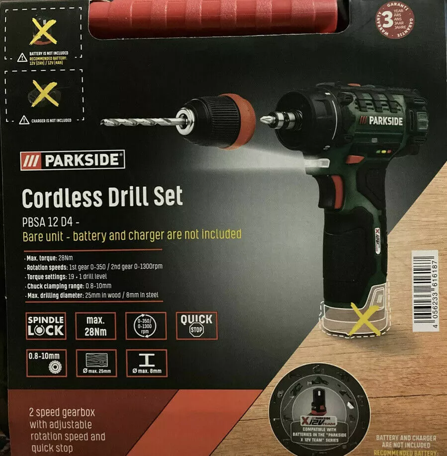 Parkside Battery 20V 4AH How Long it Last With Professional Cordless Drill  