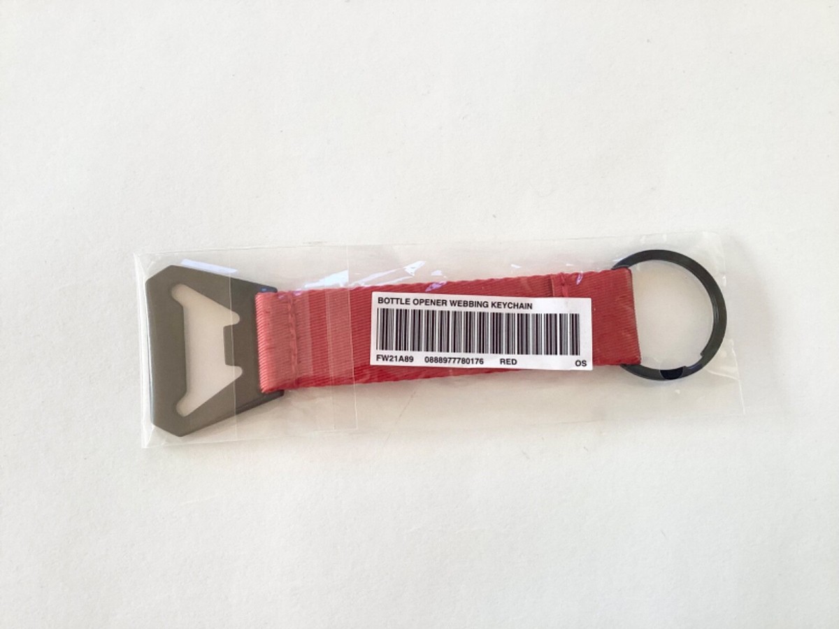 小物 Supreme Webbing Keychain red Supreme Webbing Keychain Red