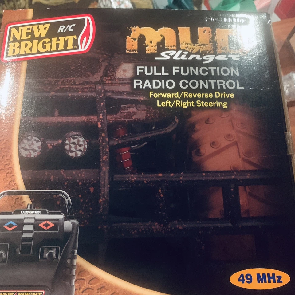 Nuevo R/C Bright Mud Slinger Jeep Wrangler Rubicon nuevo en caja Foto 3 de 4