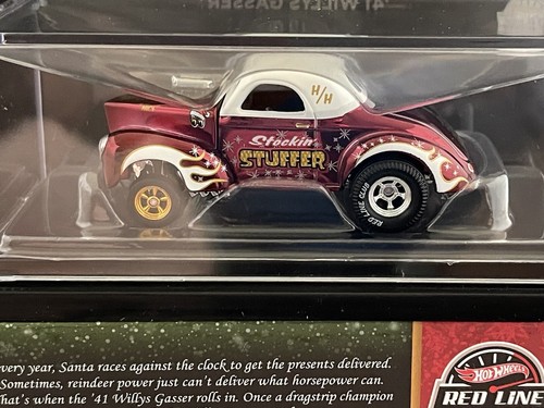 Hot Wheels RLC Collectors Exclusive Holiday Car 41 Willys Gasser 2022 - Picture 5 of 7