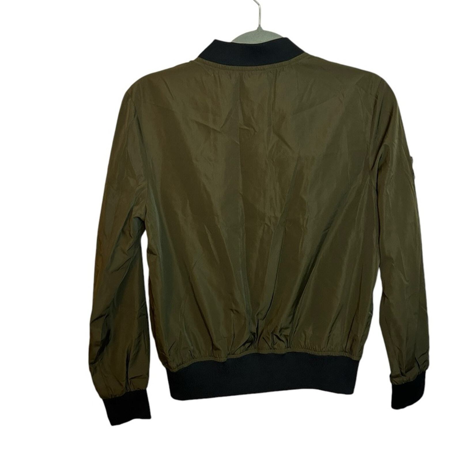 Casting LA Embroidered Patchwork Bomber Jacket Wo… - image 2