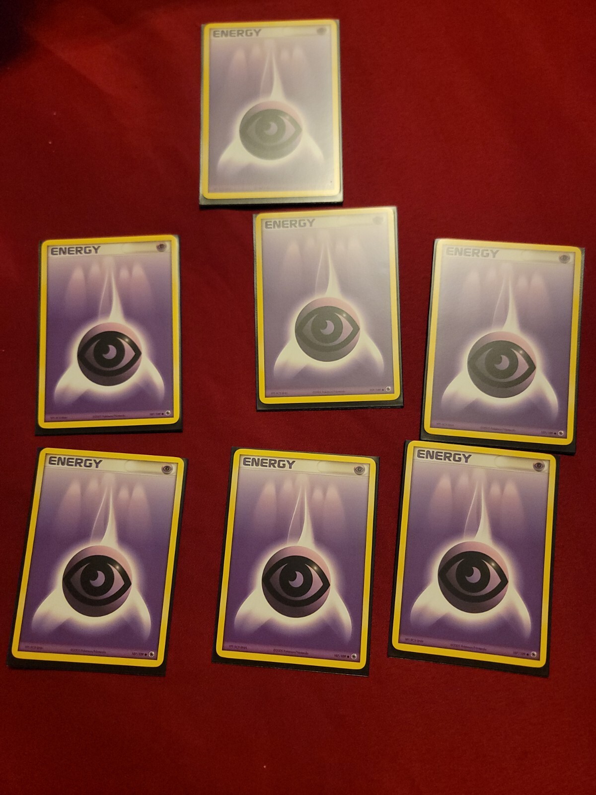 PSYCHIC ENERGY 107/109 EX Ruby & Sapphire Pokemon ENERGY WOTC Card NM