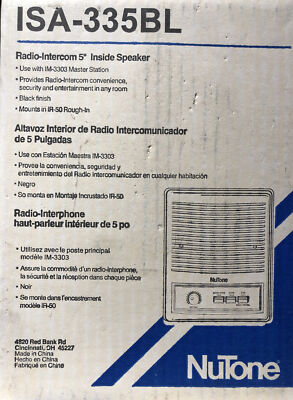 Nutone ISA-335BL 5  Inside Speaker