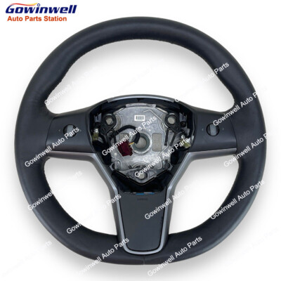 New Back Leather Steering Wheel Assembly For Tesla Model 3 21-22 1490214-CN-B