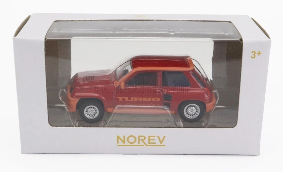 Renault 5 Turbo 1980 Red Rosso Historic Racing Norev 310931 Die Cast 1/64 1/54? - Immagine 2 di 3