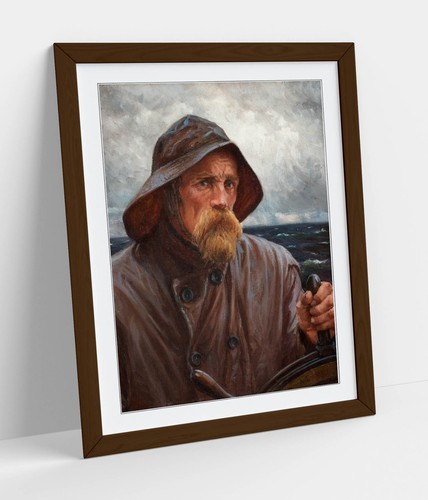 ALBERT EDELFELT, SAILOR FROM UUSIMAA -FRAMED WALL ART POSTER PRINT 4 SIZES - Picture 10 of 10