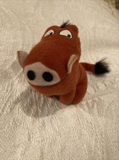 PUMBAA Kelloggs 2001 Walt Disney World Lion King Movie - Mini Bean Plush