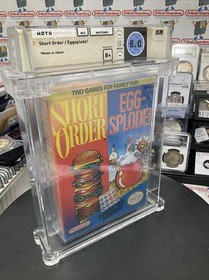 Short Order Eggsplode! NES Power Pad Sealed VGA WATA CGC Nintendo NES SNES GBA