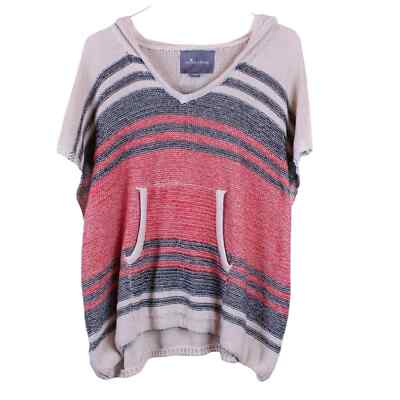 PAPER CRANE Sleeveless Pullover Cable Knit Sweater Womens Size