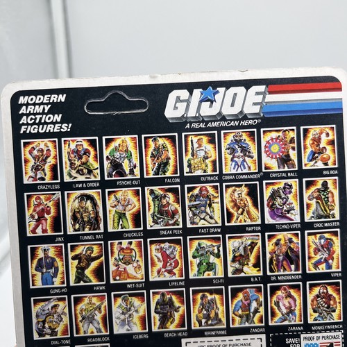 VINTAGE GI JOE ARAH 1985 ROADBLOCK MOC Unpunched - Picture 14 of 16