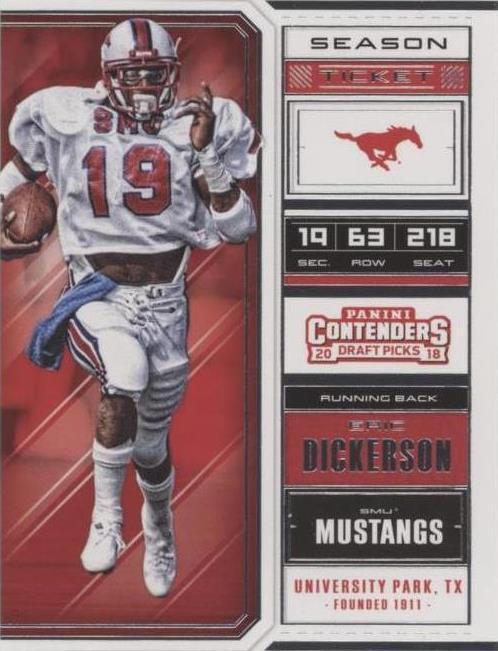 2018 Panini Contenders Draft Picks Eric Dickerson #41 - 1 of 2