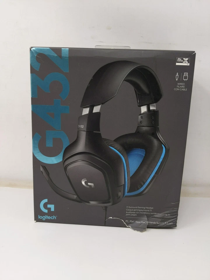 Logitech G432 Wired Gaming Headset, 7.1 Surround Sound, DTS Headphone:X 2.0, - Image 4 of 4