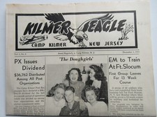 Kilmer Eagle Camp Kilmer NJ Newspaper Dec 4 1943 The Doughgirls 