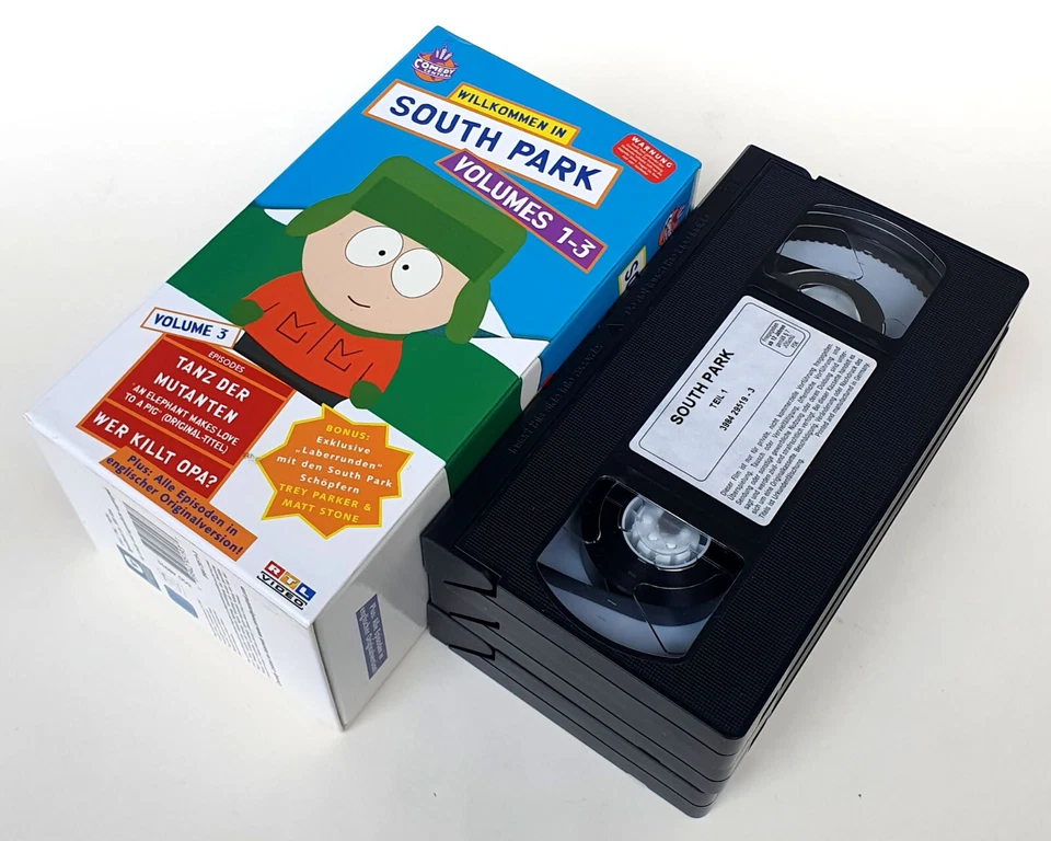 Willkommen in SOUTH PARK Volumes 1-3 VHS Video deutsch/englisch RTL 1997 + Bonus - Bild 2 von 2