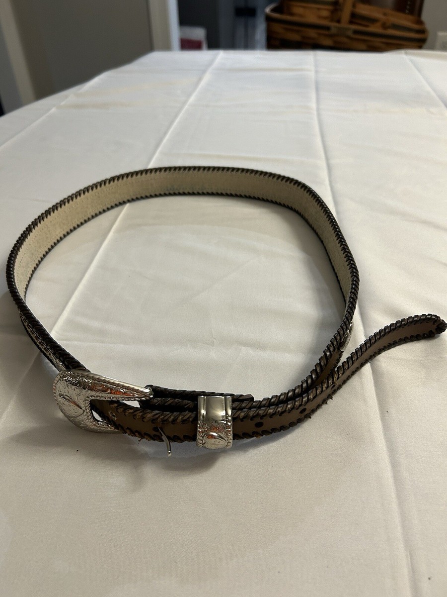 Belt Leather Wrangler Ladies Large With Conchos | eBay display picture 3