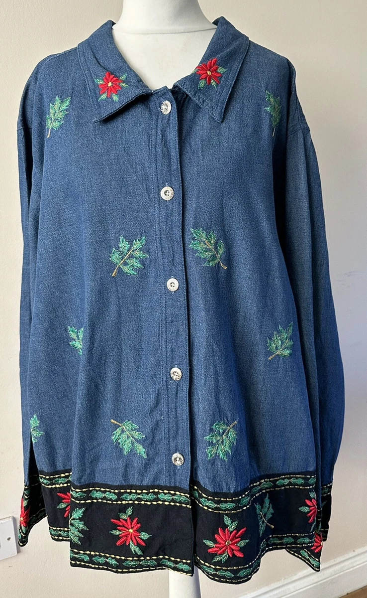 Denim shirt size 24 sales
