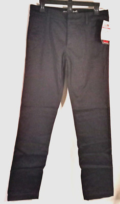 Genuine Dickies perfectly slimming black women's 4 regular pant 32/32 NWT