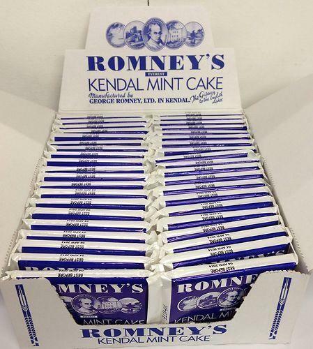 Romneys WHITE Kendal Mint Cake 85g Medium x 40 bars bulk