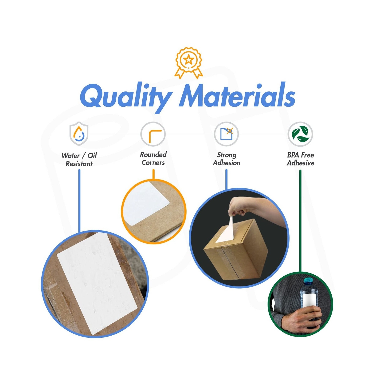 OfficeSmartLabels – 4" x 2.5" Direct Thermal Labels - Compatible with Zebr