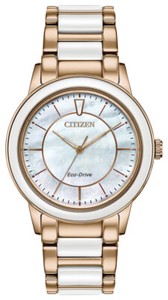 Citizen Eco-Drive Chandler Women's Ceramic Accents 36mm Watch EM0743-55D - Click1Get2 Coupon&