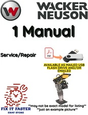 WACKER NEUSON BS65 VIBRATORY RAMMER SERVICE REPAIR MANUAL PDF USB