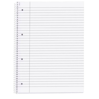 10x Collegeblöcke DIN A4 liniert 70g/qm - 80 Blatt - SOFORT LIEFERBAR - B-Ware