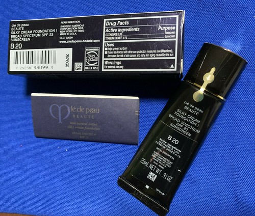 Cle de Peau Beaute Silky Cream Foundation SPF 23 U PICK O10, O20, B10, B20 25ml - Picture 3 of 5