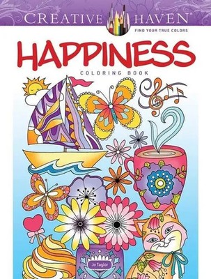Jo Taylor | Creative Haven Happiness Coloring Book | Taschenbuch | Englisch