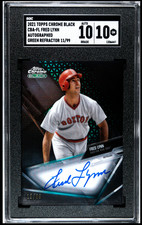 2021 TOPPS CHROME BLACK GREEN #CBA-FL FRED LYNN SGC 10 GEM MINT 11/99