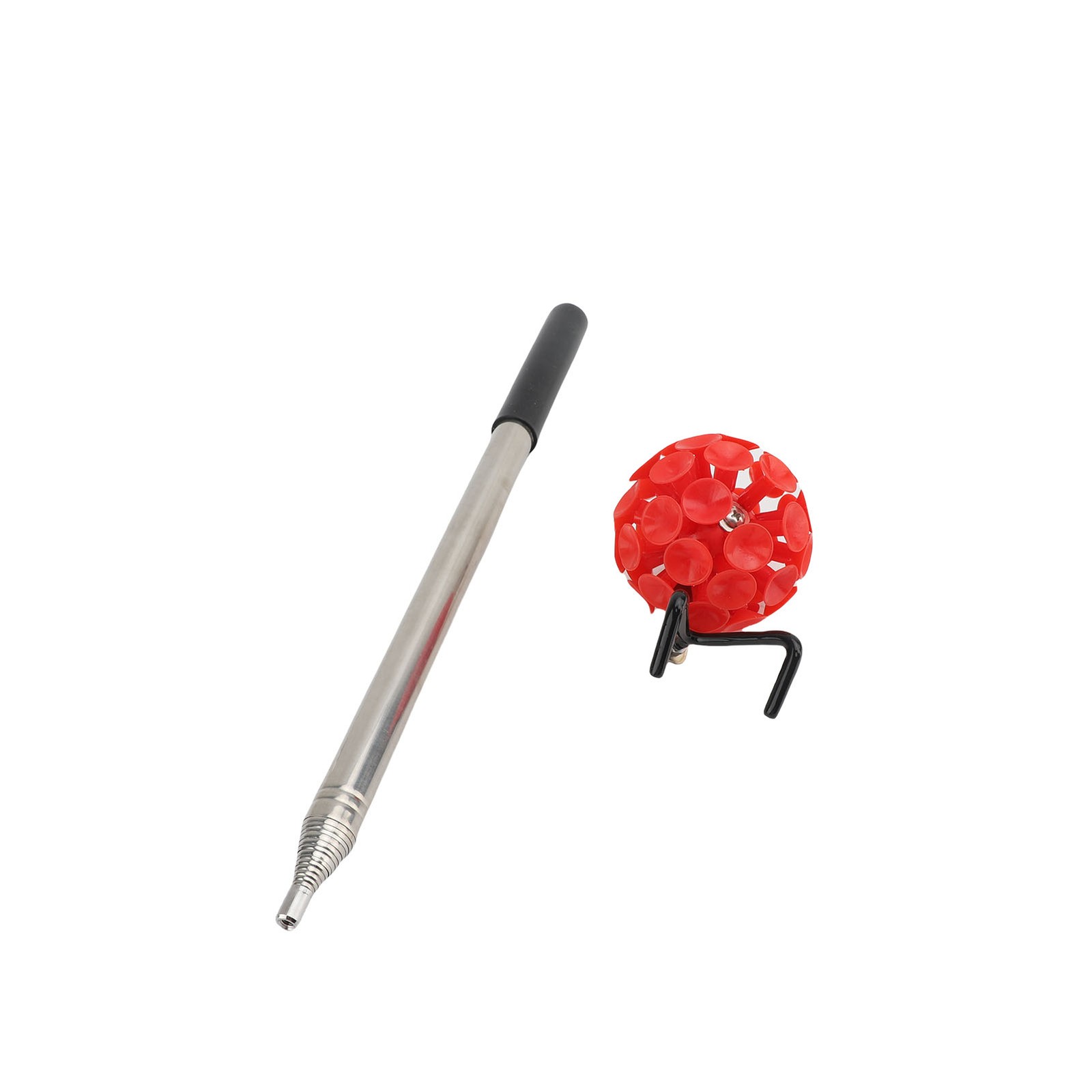 Telescoping Disc Retriever With Stainless Steel Dual Function For Water Rescue