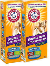 2 Pack Arm  Hammer Cat Litter Deodorizer Powder Original 30 Ounce
