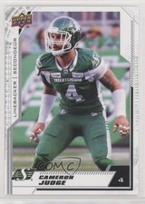 2020 Upper Deck CFL Blank Back Cameron Judge #12 0cv6