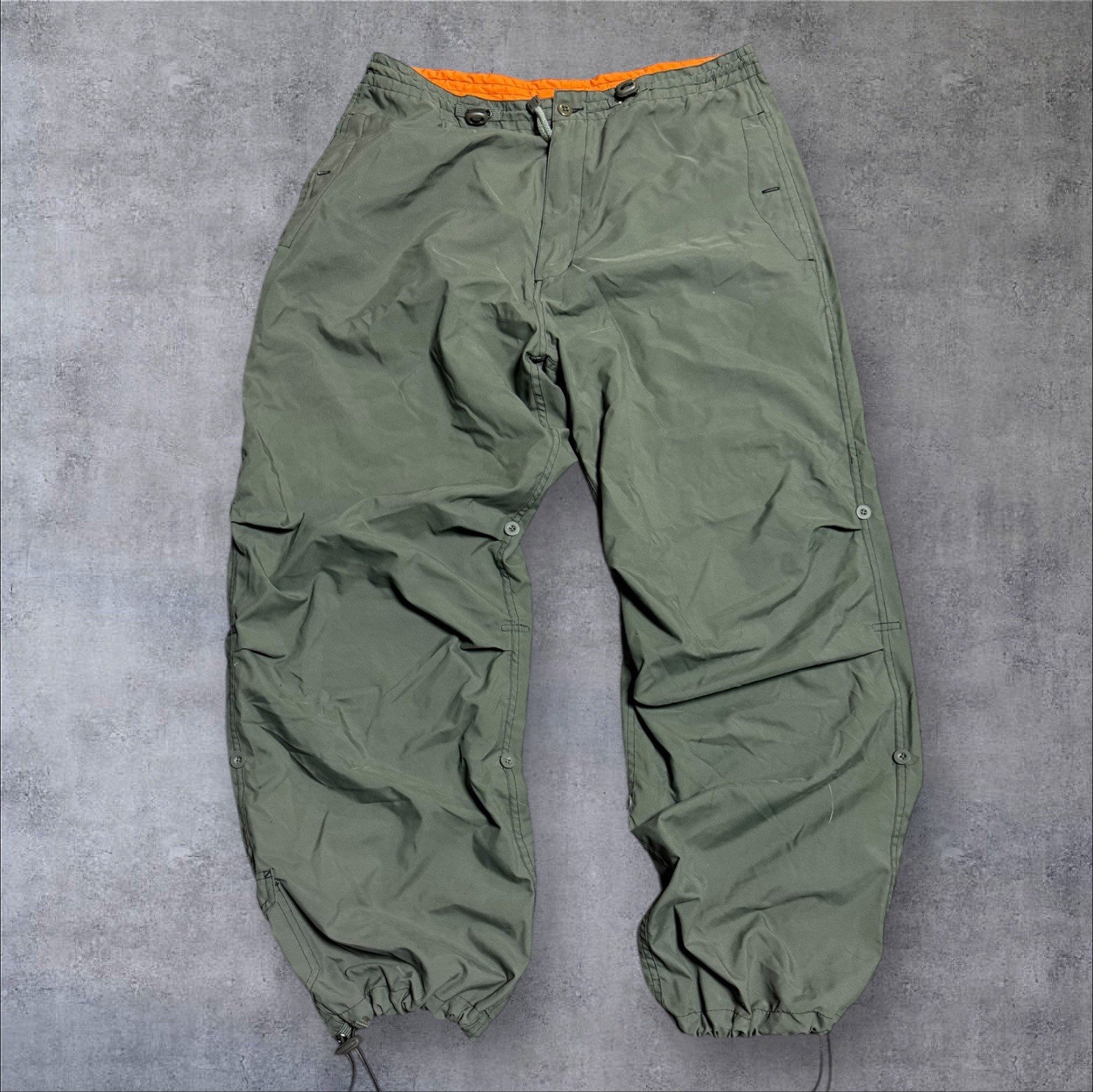 Mens L Green Parachute Rave