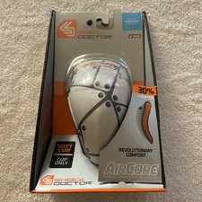 Shock Doctor Air Core Soft Cup   Gray/ Plates  Medium   New In Box