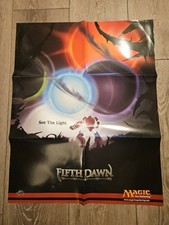 Magic The Gathering Fifth Dawn Promo Advertising Poster 22 x 28 Unused MTG