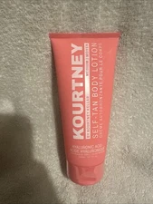 NEW Kourtney Kellar Self Tan Body Lotion Fragrance Free Tanning Medium Vegan