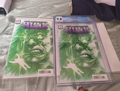 incredible hulk 1 cgc 9.8 With Original Non Graded Comic
