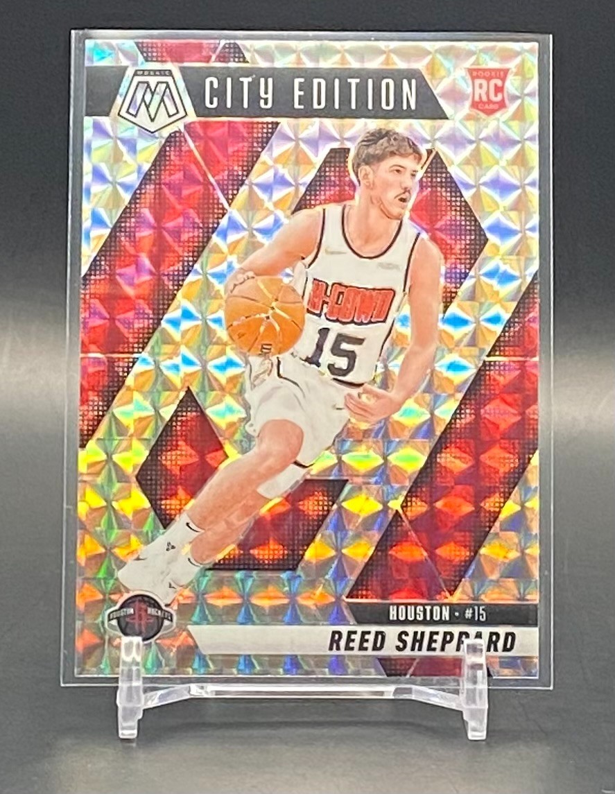 2024-25 Panini Mosaic Reed Sheppard Rookie #276 City Edition Mosaic Prizm RC