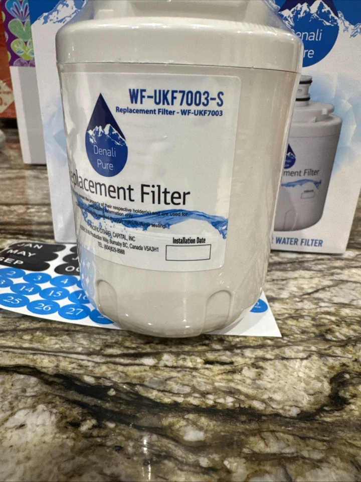 2 Refrigerator Water Filter for Maytag WF-UKF7003-S NEW SEALED - Image 3 of 4
