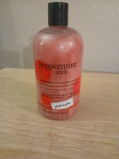 Philosophy Peppermint Stick 3-in-1 Shower Gel Bubble Bath  Shampoo 16 Fl Oz