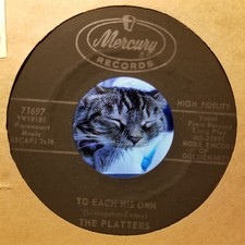 The Platters, To Each His Own 1960 Mercury 45