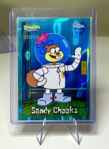 topps chrome spongebob dual auto サンディ spongebob Topps Chrome | eBay